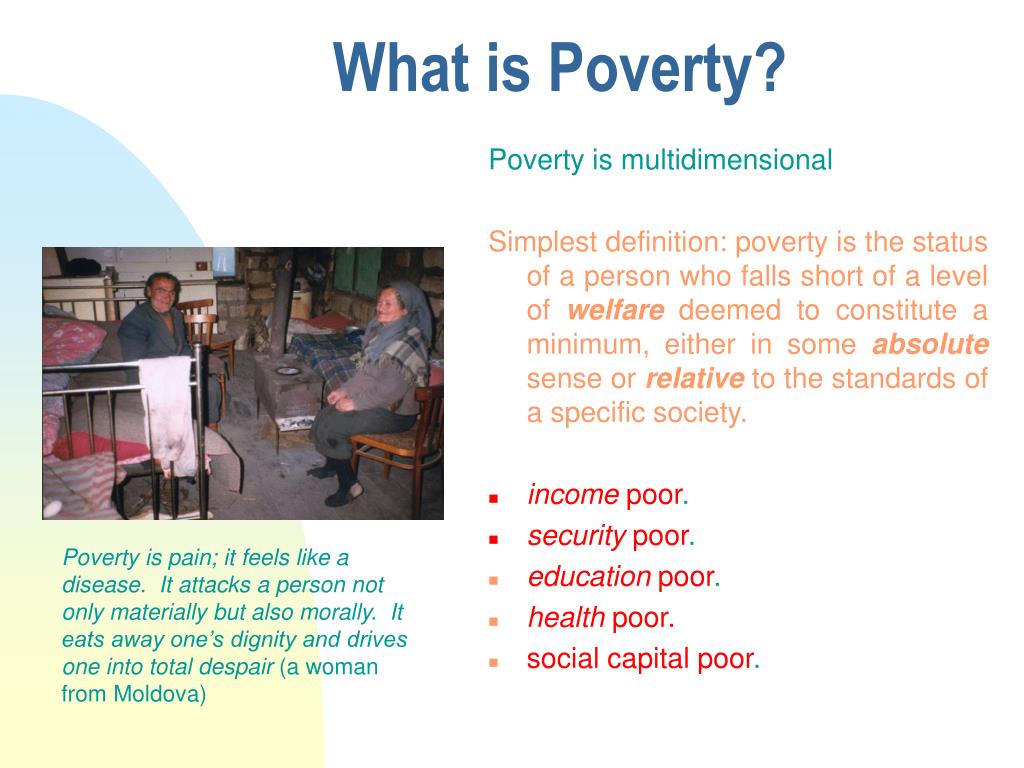 types of poverty ppt