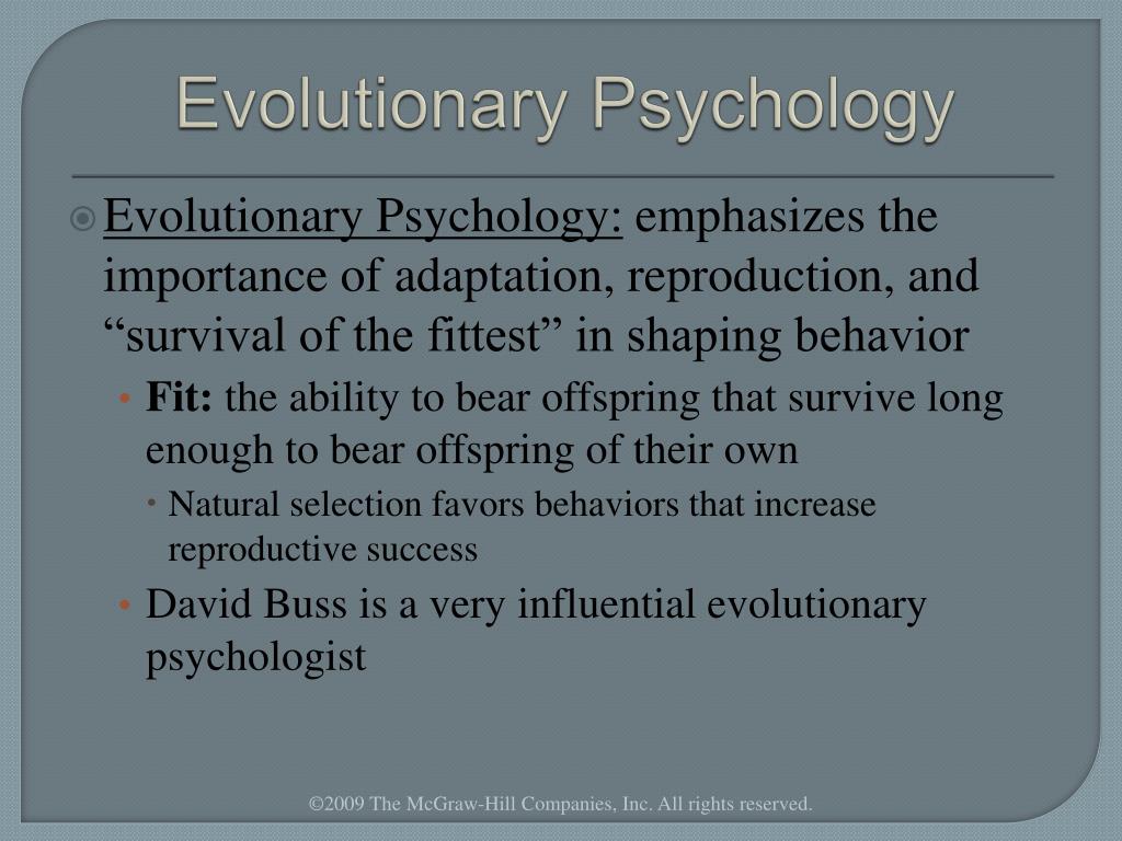 example of evolutionary perspective psychology