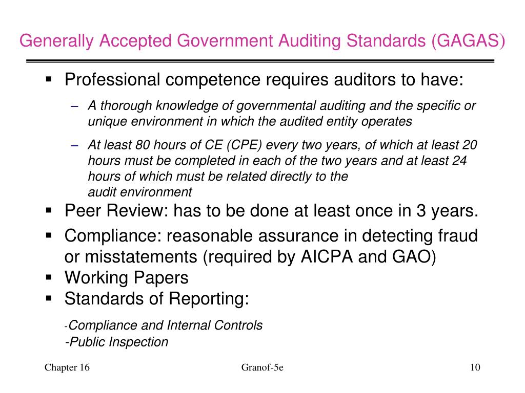 generally accepted auditing standards us