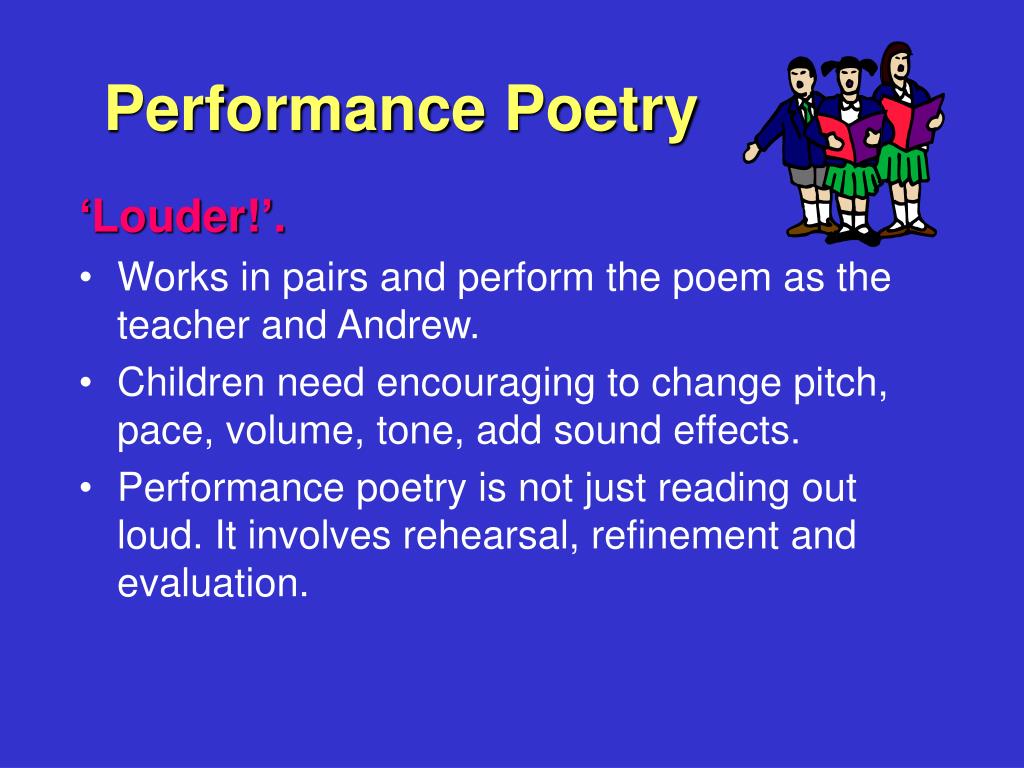 powerpoint presentation poetry sixth grade