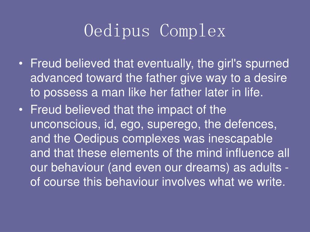 Sigmund Freuds Analysis Of The So-Called Oedipus Complex Sigmund Freuds Analysis Of The So-Called Oedipus Complex