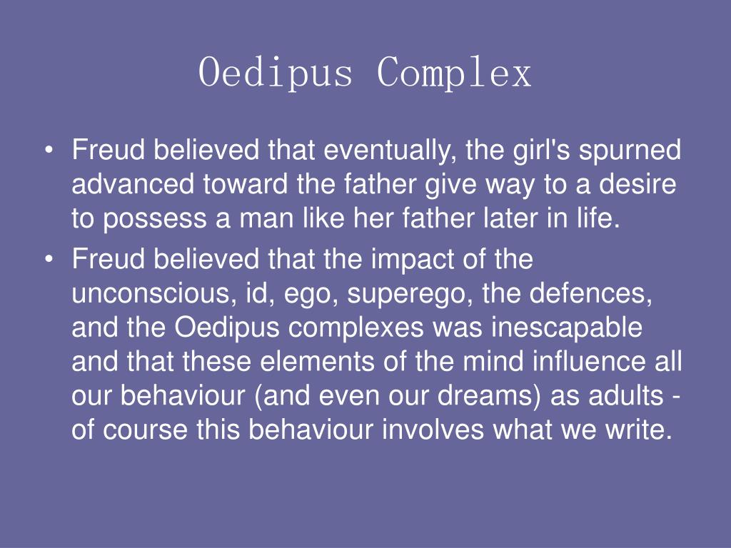 Sigmund Freuds Analysis Of The So-Called Oedipus Complex