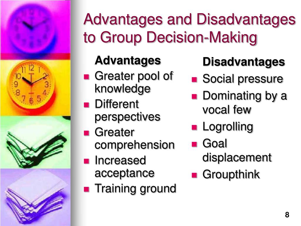 Group Decision Making Advantages 84