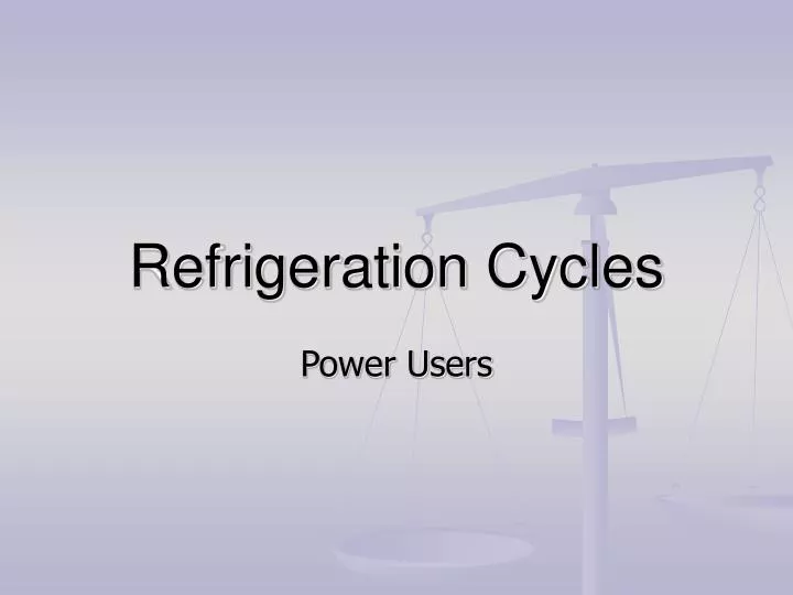 NPTEL :: Mechanical Engineering - Refrigeration and Air