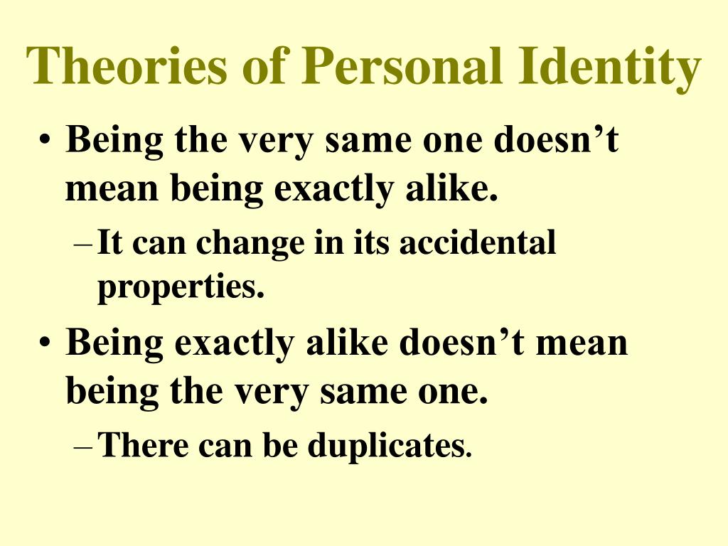 Perrys dialogue on personal identity