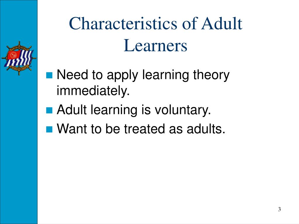 characteristic learning Adult