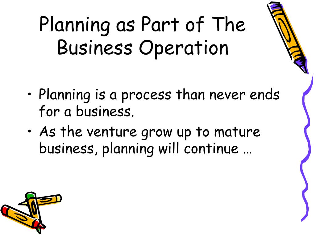 parts of a business plan parts of a business plan