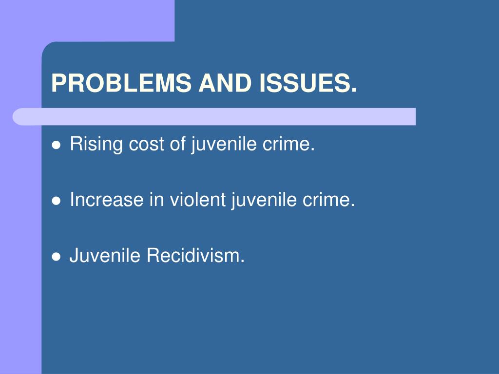 an introduction to the issue of delinquents Issues in juvenile delinquency dispositions by lori quick i introduction in fashioning dispositions, the juvenile court's goal is ostensibly . an introduction to the issue of delinquents Issues in juvenile delinquency dispositions by lori quick i introduction in fashioning dispositions, the juvenile court's goal is ostensibly .