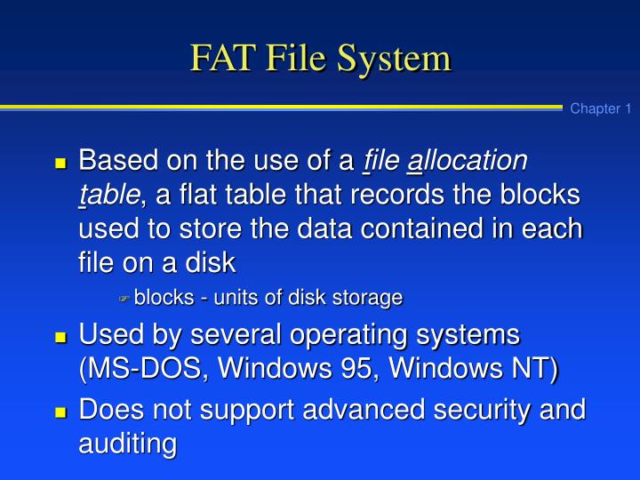 Fat Operating System 84