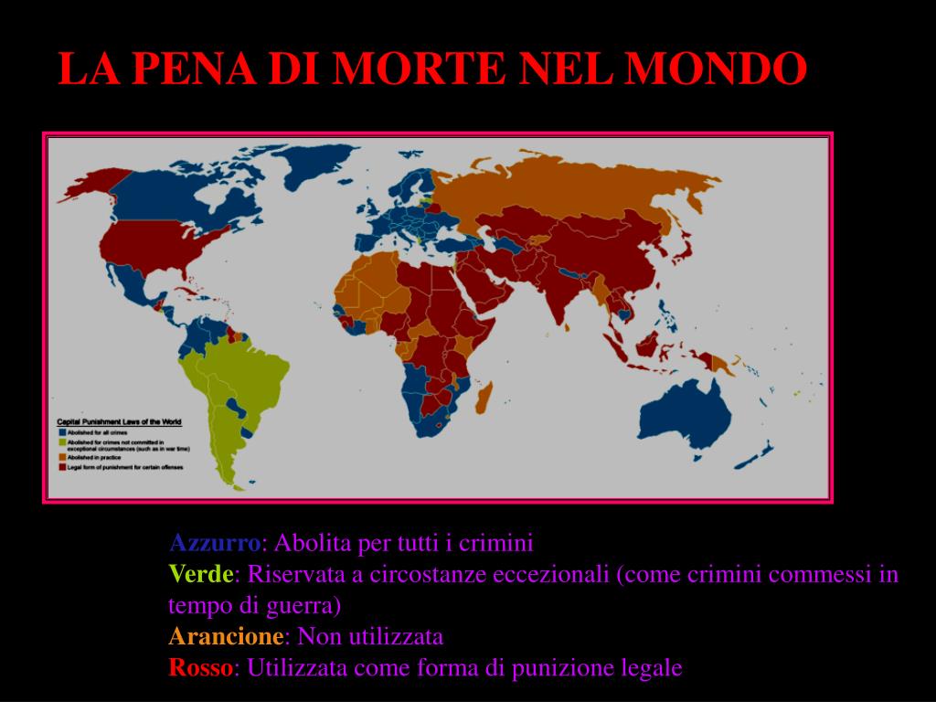 Che Cos è La Pena Di Morte