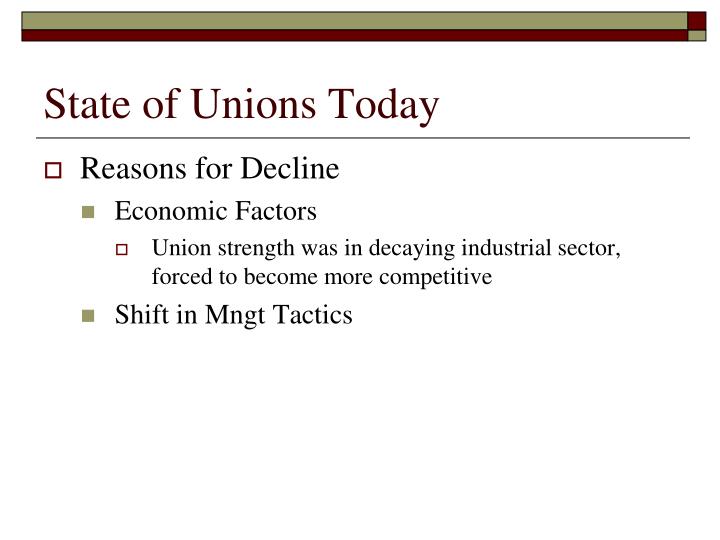 todays unions A recent article by the economic policy institute (epi) outlined the importance of today's unions in empowering all modern workers amidst. todays unions A recent article by the economic policy institute (epi) outlined the importance of today's unions in empowering all modern workers amidst.