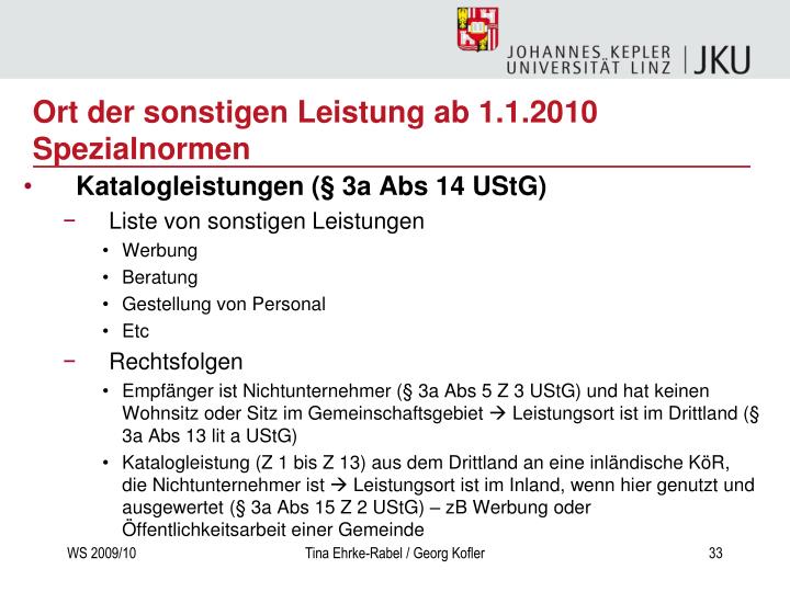 Ort Der Sonstigen Leistung Prüfschema PPT - Vorlesung Steuerrecht PowerPoint Presentation - ID:831706