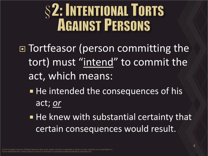 medical law ethics six intentional torts and examples A tort is some kind of wrongful act that causes harm to someone else this definition covers a wide range of actions, and the legal field of torts is split up into . medical law ethics six intentional torts and examples A tort is some kind of wrongful act that causes harm to someone else this definition covers a wide range of actions, and the legal field of torts is split up into .