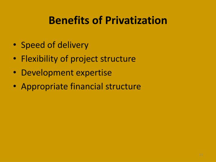 privatisation advantages privatisation privatisation advantages privatisation
