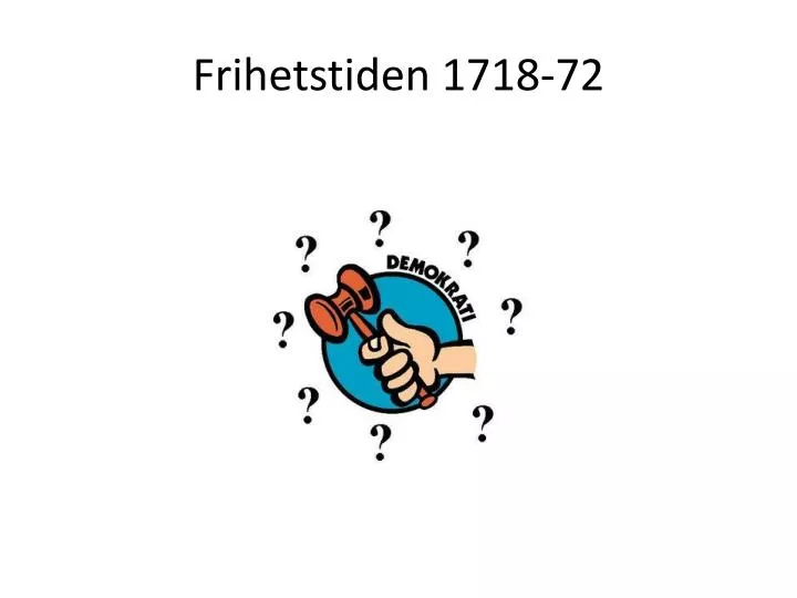 Frihetstiden