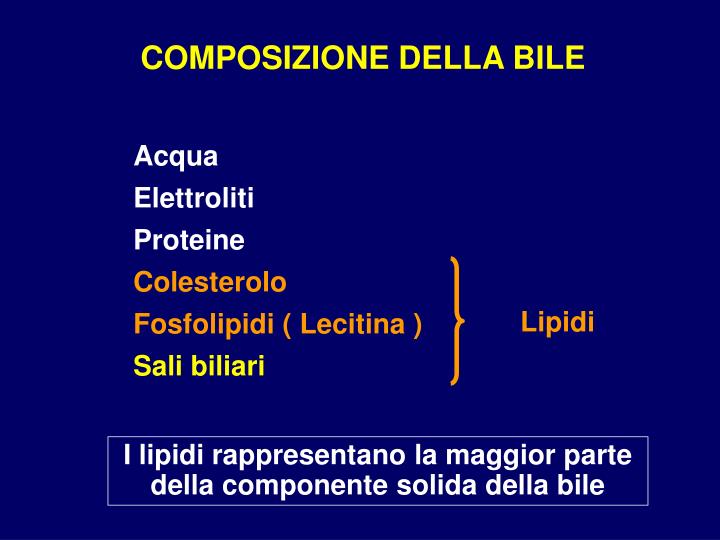 La Bile Ha La Funzione Di PPT - APPARATO SECRETORE BILIARE PowerPoint Presentation - ID:852741