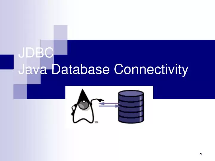 Ppt Jdbc Java Database Connectivity Powerpoint Presentation Free