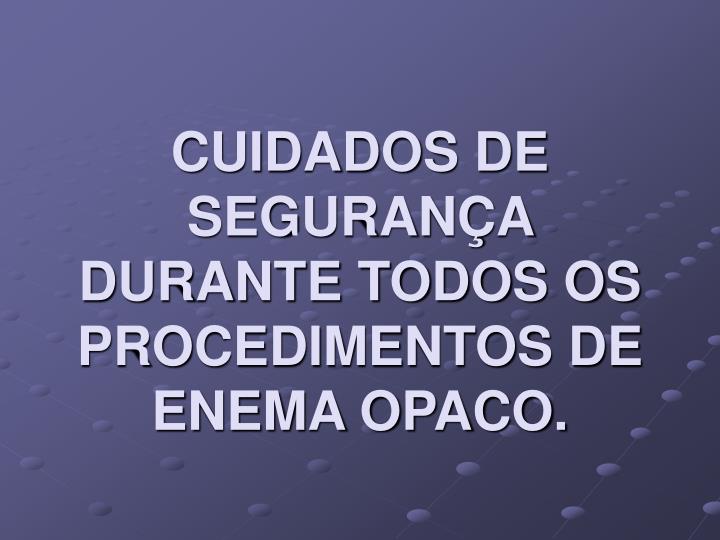 Exame enema opaco