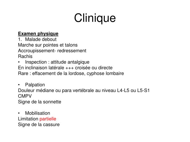 Les exercices pour le retrait du lumbago à protrouziyakh