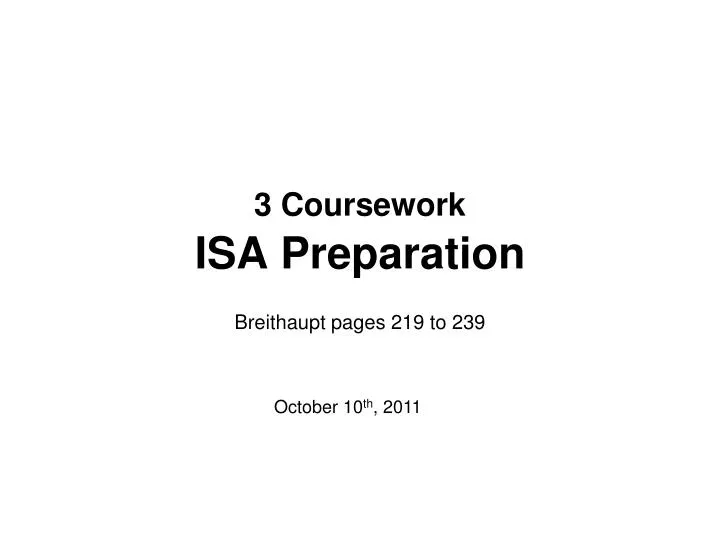 isa coursework Training courses we are pleased to offer two optional scada training courses in conjunction with the 2017 wwac symposium: monday, august 7, 2017 (1 day course. isa coursework Training courses we are pleased to offer two optional scada training courses in conjunction with the 2017 wwac symposium: monday, august 7, 2017 (1 day course.