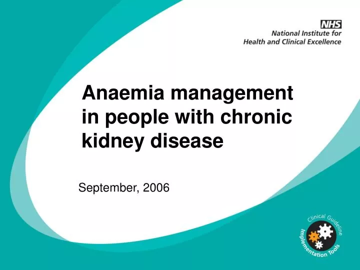 Management of chronic kidney disease in adults