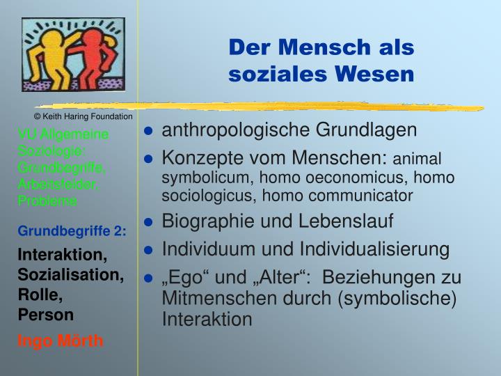 Mensch Soziales Wesen Mensch Soziales Wesen