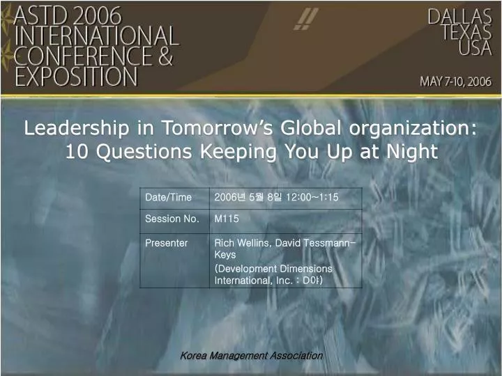 leader of a global organization presentation Journal of strategic leadership, vol 1 iss 1, 2008, pp 39-45. leader of a global organization presentation Journal of strategic leadership, vol 1 iss 1, 2008, pp 39-45.