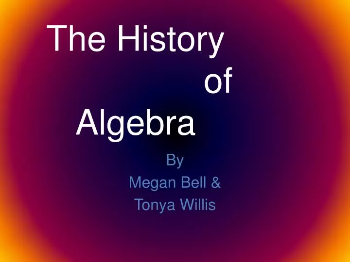 History Of Algebra Essay