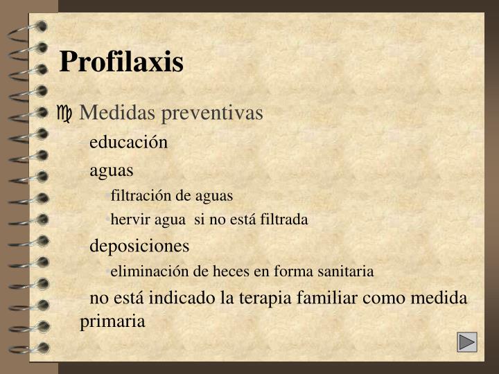 El tratamiento de las lombrices por los métodos públicos las revocaciones