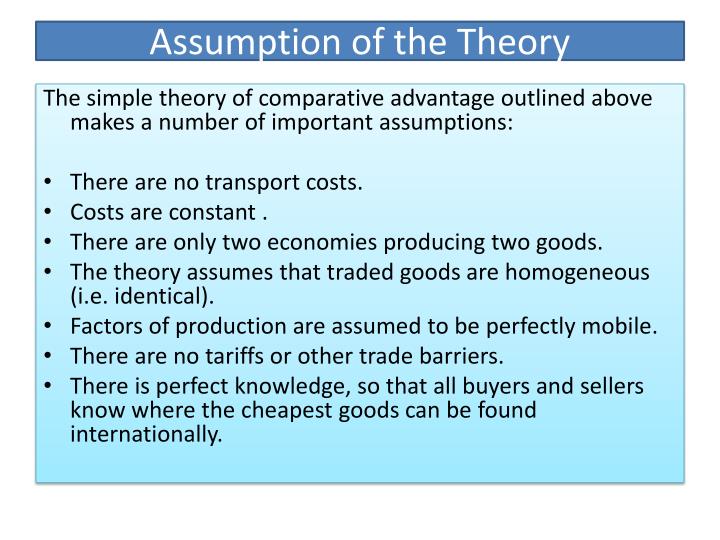 Ppt Economics Theories Of International Trade Powerpoint Presentation Id 973640