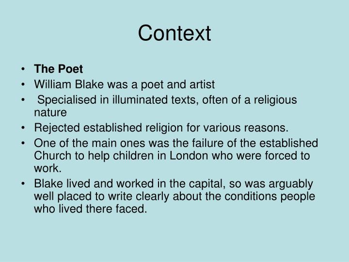 PPT William Blake vs. Bruce Dawe London & Planning a