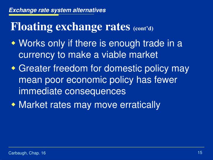 exchange rate mechanisms exchange rate mechanisms