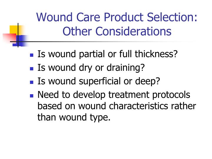 PPT - Wound Care Dressings And Their Uses PowerPoint Presentation - ID ...