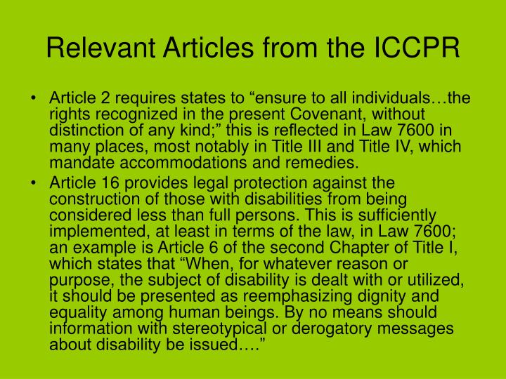 article 6 of iccpr armed conflict