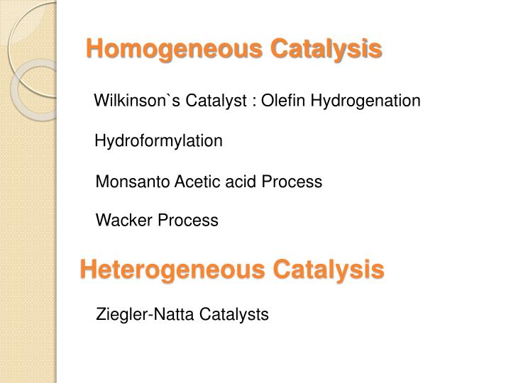 PPT - Organometallic Catalysts PowerPoint Presentation - ID:997338