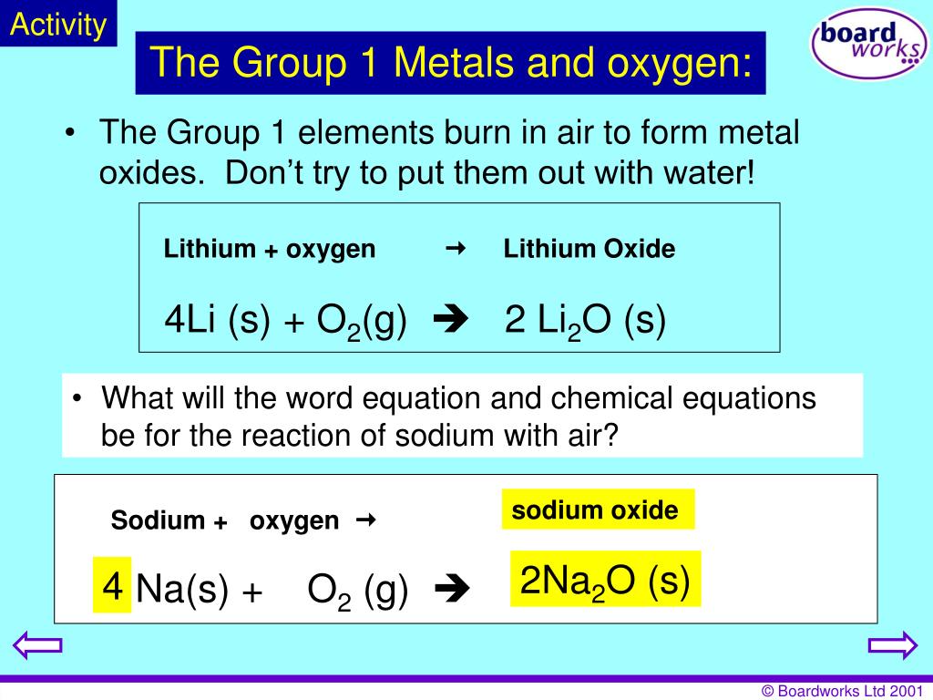 PPT - THE ALKALI METALS PowerPoint Presentation, free download - ID:1001223