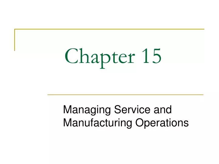 operations management in service and manufacturing Emphasis was on manufacturing management it is responsible for systems which either create goods or private service or both the operations management. operations management in service and manufacturing Emphasis was on manufacturing management it is responsible for systems which either create goods or private service or both the operations management.