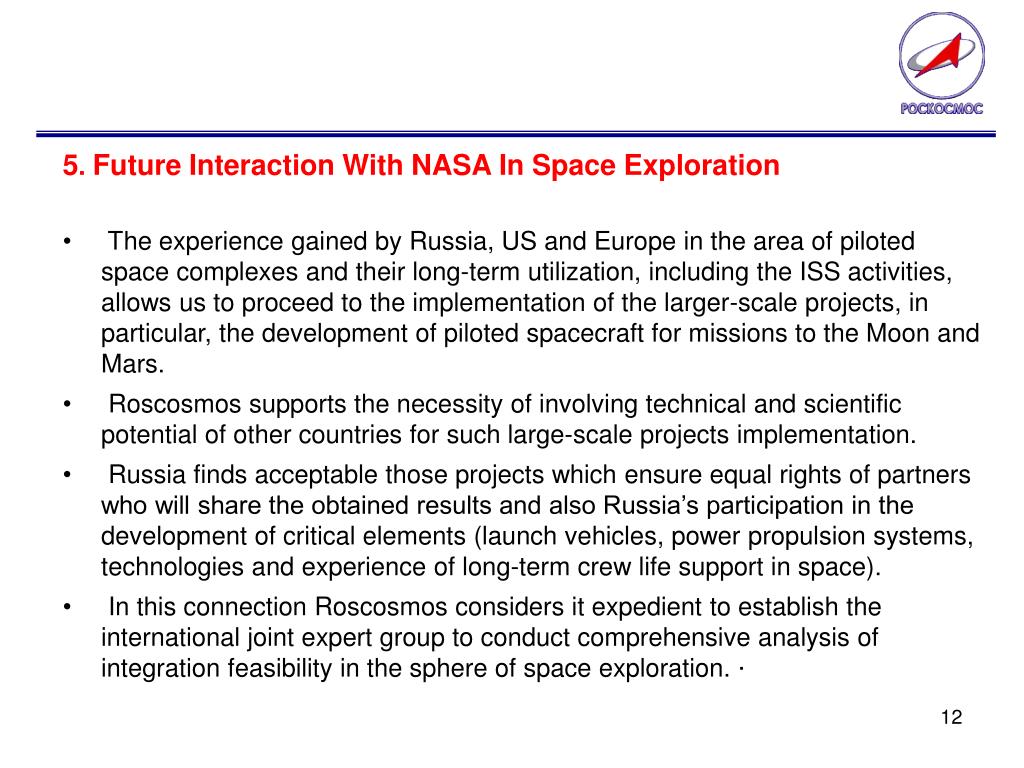 PPT - Head of Russian Federal Space Agency ISS Program International ...