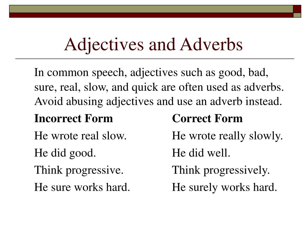 Use adjectives and adverbs. Adjectives and adverbs. Adjective adverb правила. Adjective or adverb. Essential adjectives and adverbs.