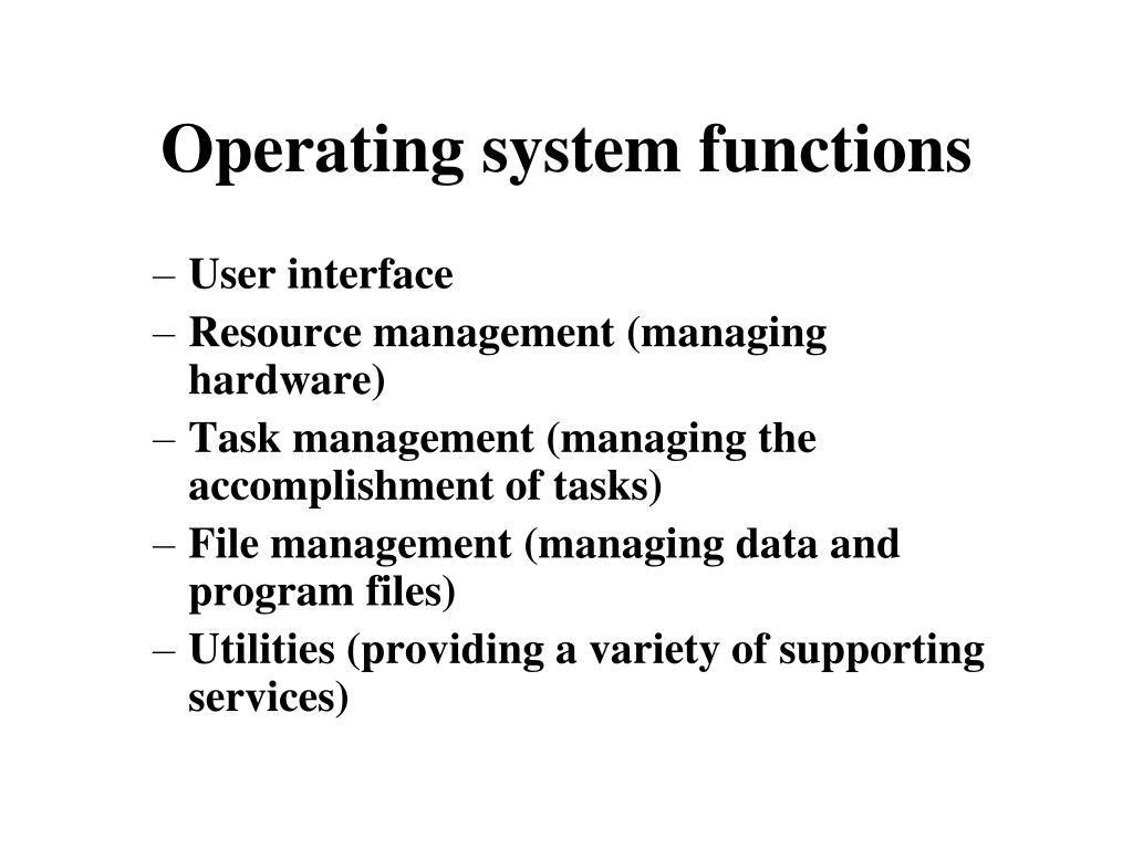 Operating system презентация