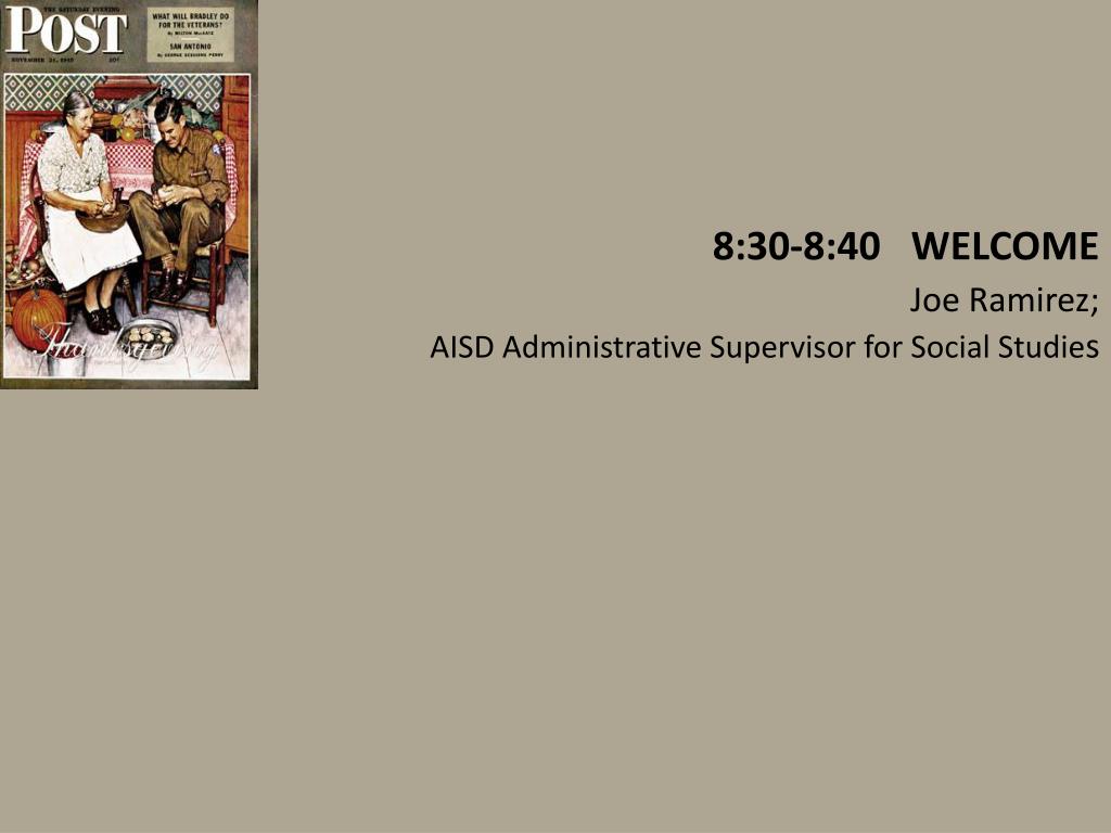 PPT Austin I.S.D. Social Studies High School Department Chair Meeting