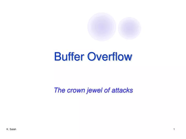 buffer overflow 1
