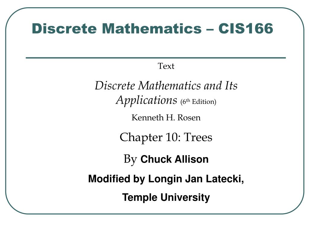 Text Discrete Mathematics and Its Applications (6th Edition) Kenneth H. Ros...