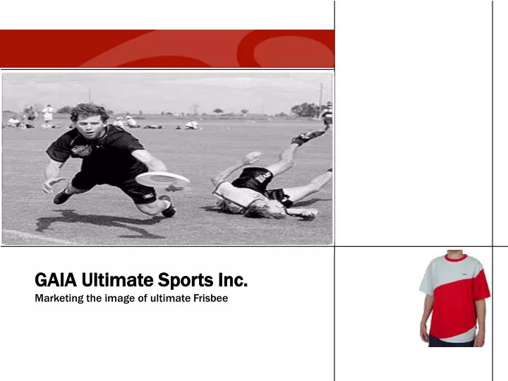 gaia ultimate sports inc marketing the image of ultimate frisbee n.