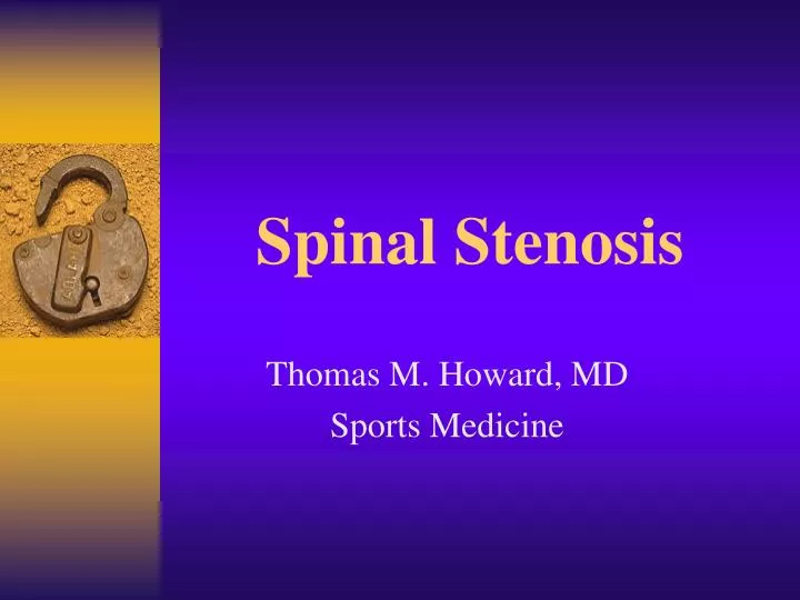 spinal stenosis n.