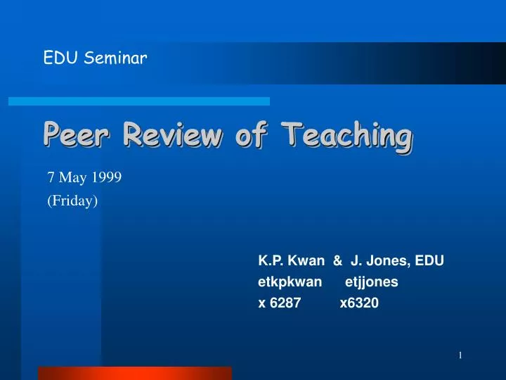 Ppt peer review of teaching powerpoint presentation free download