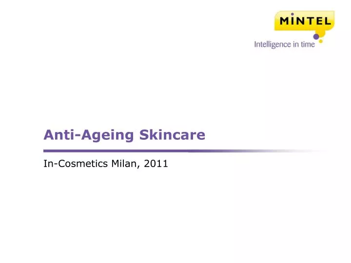 anti ageing skincare n.