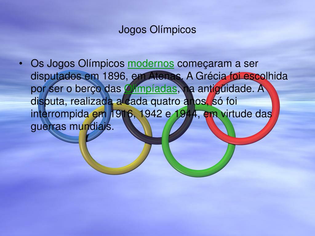 Jogos olimpicos na antiguidade