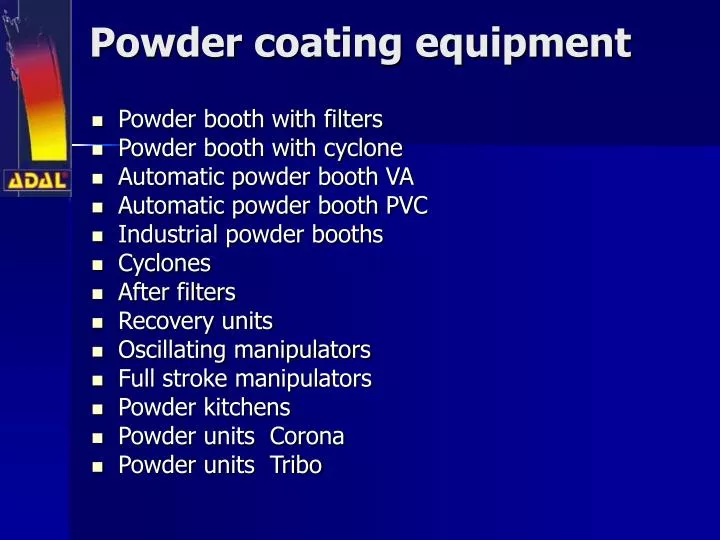 PPT Powder coating equipment PowerPoint Presentation, free download
