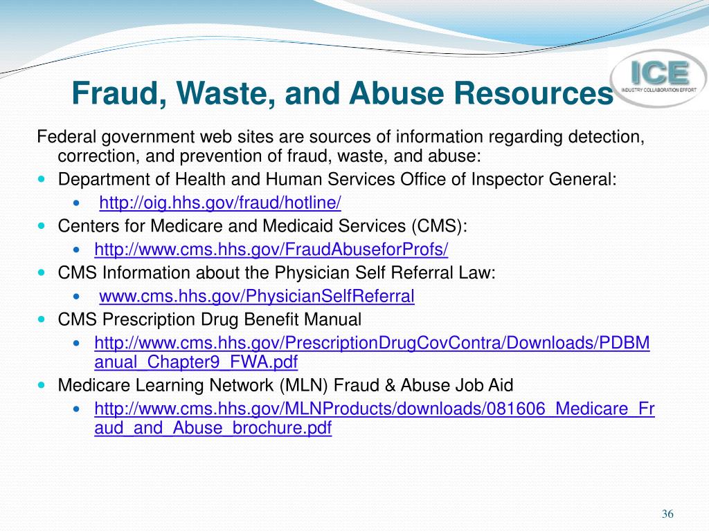 PPT Medicare Fraud, Waste and Abuse (FWA) Compliance Training